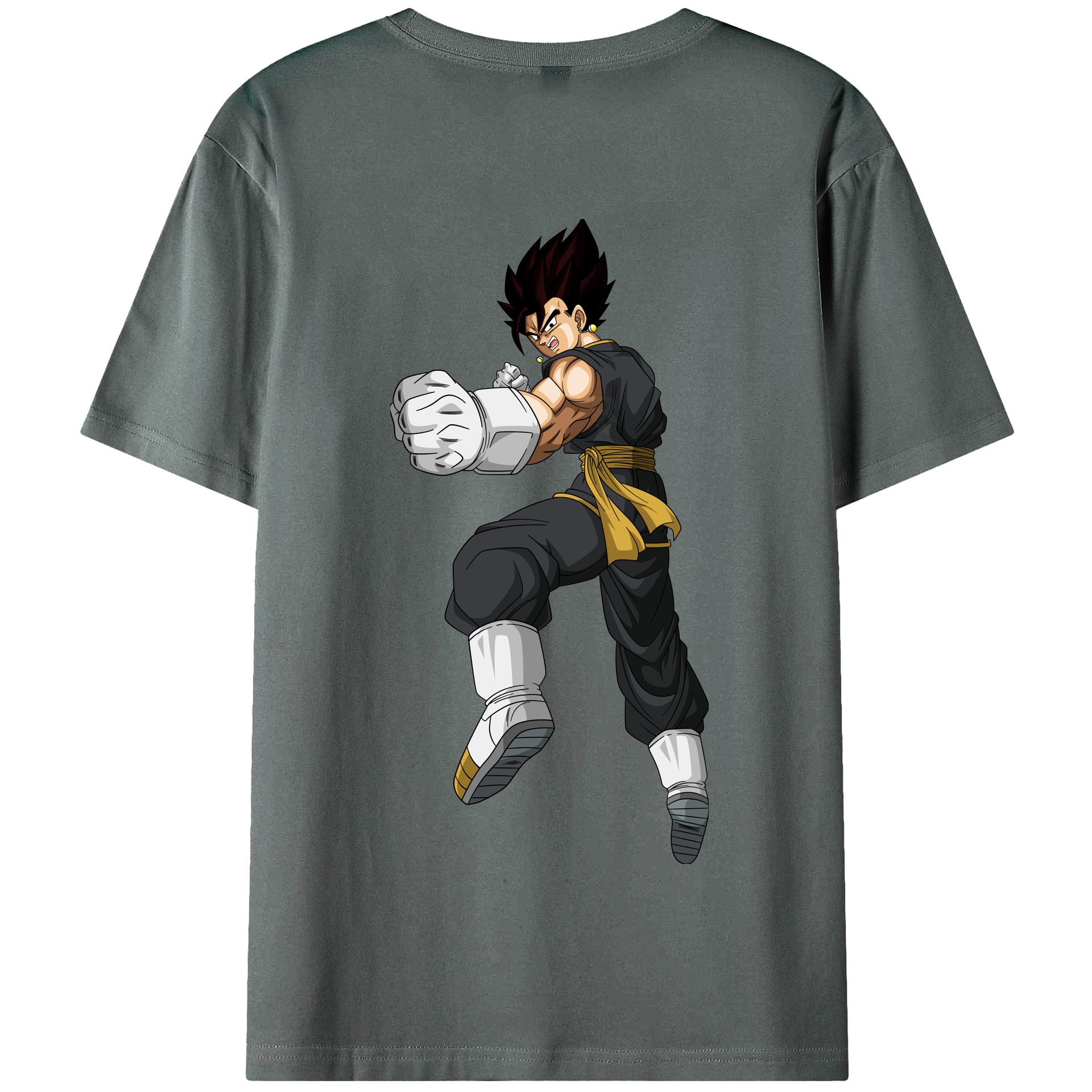 （画像用） ドラゴンボール ベジット DRAGON BALL Vegetto 綿100％半袖Tシャツ（背面プリント）